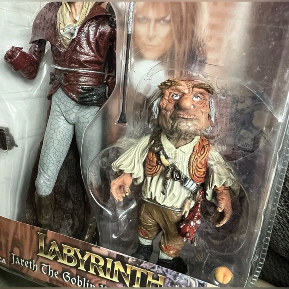 Neca Labyrinth Jareth the Goblin King and Hoggle Action Figure Cult Classics - Picture 8 of 9